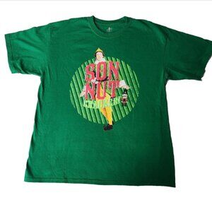 Elf Son of A Nutcracker T-shirt Men Size Xl Elf Branded Big Graphic Christmas